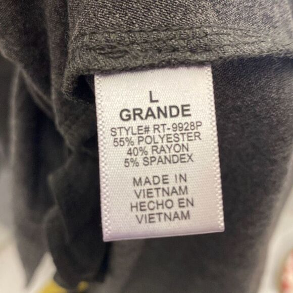 Zenana Premium Womens Gray Heather Crew Neck 3/4 Sleeve Mini T-Shirt Dress Large - Picture 7 of 8